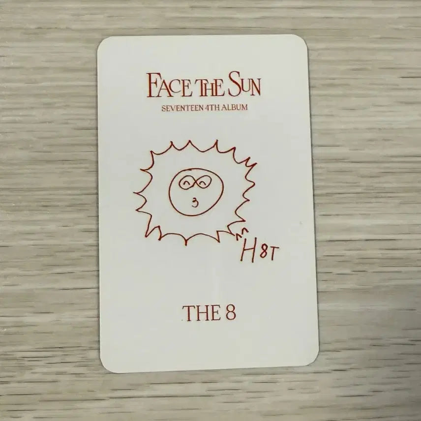 [BUNJANG] SEVENTEEN THE8 FML Studio Live Photocard / 세븐틴 디에잇 페더썬 공방포카 양도