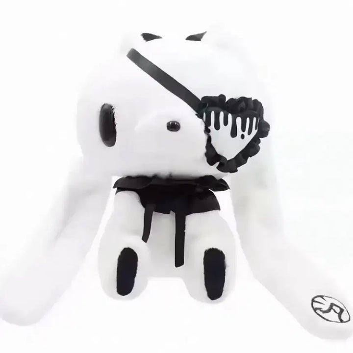 [BUNJANG] Gloomy Bear Universal Rabbit Eye Patch Plush White / 범용토끼 아이패치 글루미베어 인형 화이트 고스펑크