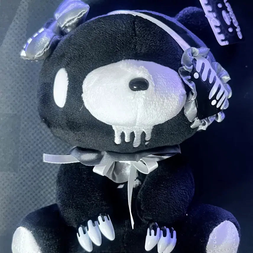 [BUNJANG] Gloomy Bear Plush Toy / 범용토끼 아이패치 글루미베어 인형 블랙 고스펑크 고딕