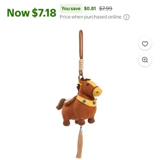[BUNJANG] High-Quality Horse Plush Keychain / 고퀄리티 말 인형 키링