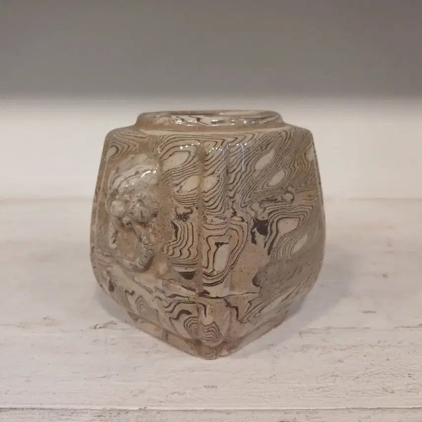 [BUNJANG] Ryeori Pattern Chinese Ceramic Vase Antique / 연리문 중국 도자기 고도자 골동품 고미술 엔틱 빈티지