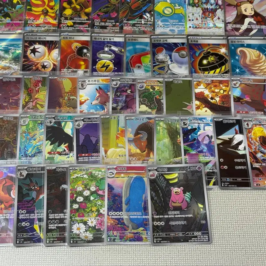 [BUNJANG] Pokemon Card Bundle - Popular SR &amp; AR Cards Included (No Duplicates, Excellent Condition) / 최저가) 포켓몬카드 SR AR카드 인기카드 포함 미중복 일괄 상태최상!