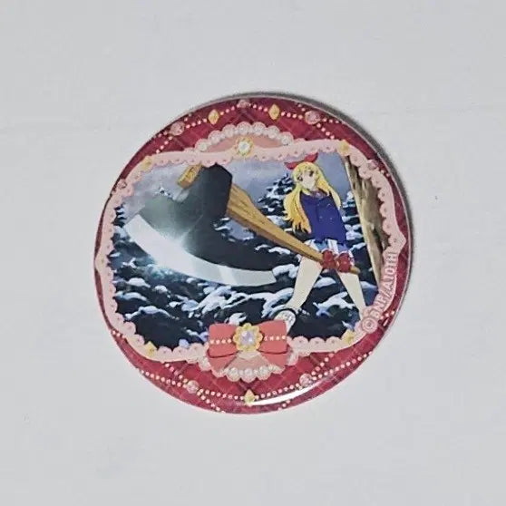 [BUNJANG] Aikatsu Ichigo Hoshimiya Chess Cookie Can Badge / 아이카츠 호시미야 이치고 체스쿠키 캔뱃지