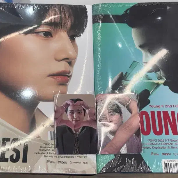 [BUNJANG] DAY6 Young K Seven Eleven Album Set Photocard Set / <앨범포함>데이식스 영케이 세븐일레븐 앨범2종+포카2종