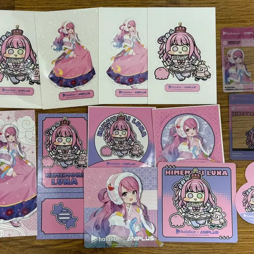 [BUNJANG] Hololive Luna Aniplus Collaboration Cafe Exclusive Bundle / (일괄) 홀로라이브 루나 애니플러스 콜라보 특전