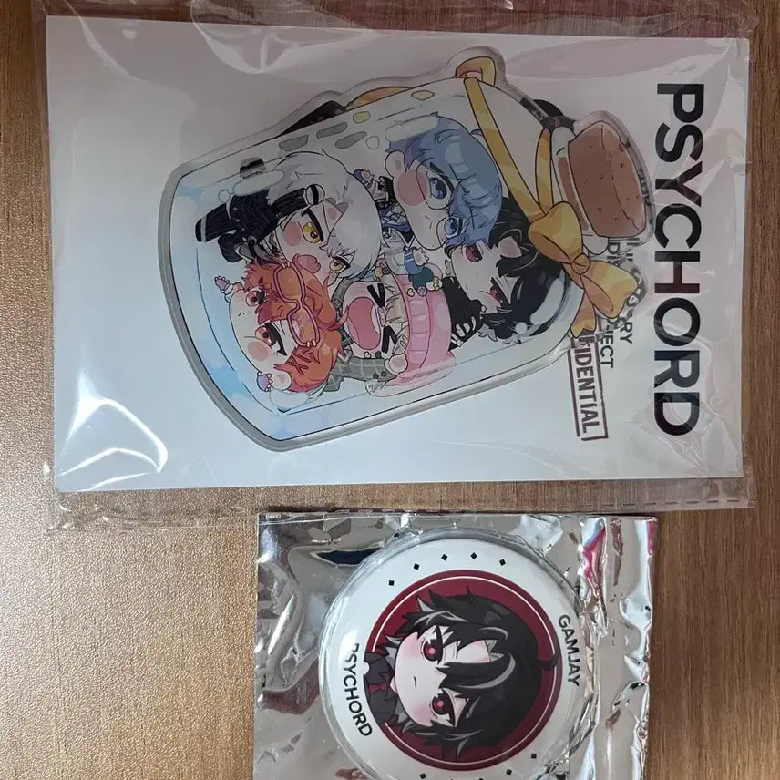 [BUNJANG] PSYCODE 3rd Anniversary Acrylic Corotto Badge (Rui, Kan, Yeon, Haruto) / 싸이코드 3주년 아크릴 코롯토(루이쨘 감제이 연 늦잠 하루토)  특전 뱃지