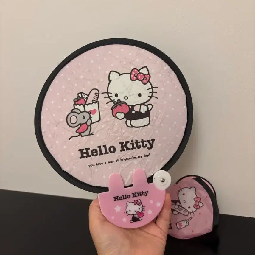 [BUNJANG] Hello Kitty Folding Fan / 헬로키티 접이식 부채