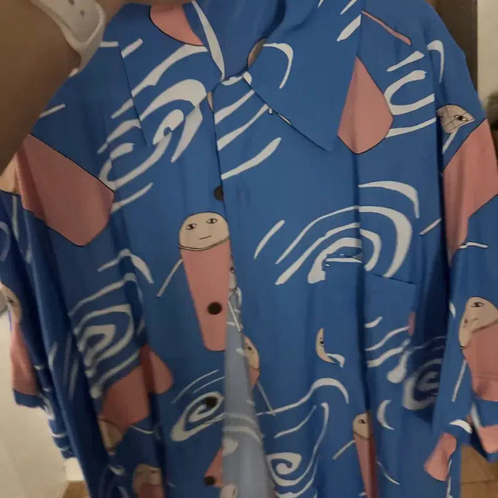 [BUNJANG] Gintama Gintoki Zura Hawaiian Shirt / [개봉만]은혼 원화전 저스타웨이 하와이안 셔츠