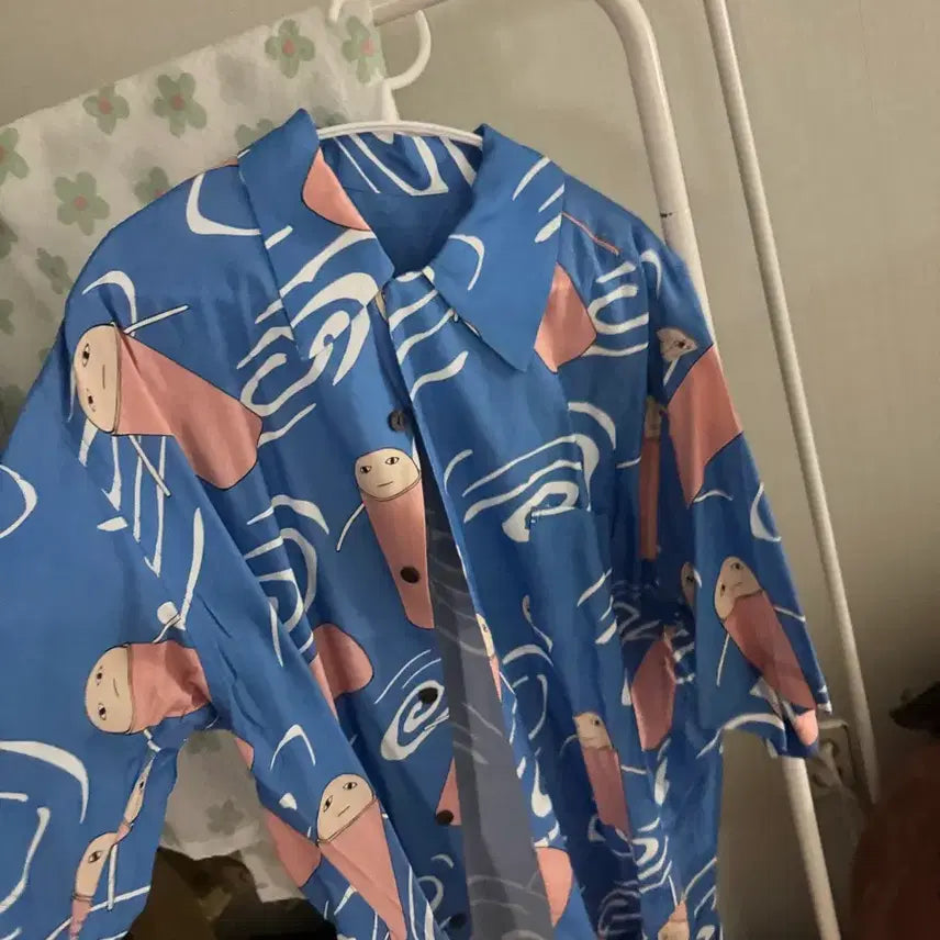 [BUNJANG] Gintama Gintoki Zura Hawaiian Shirt / [개봉만]은혼 원화전 저스타웨이 하와이안 셔츠