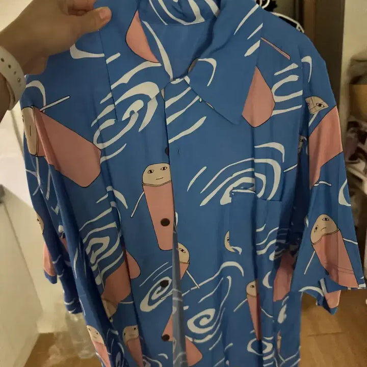 [BUNJANG] Gintama Gintoki Zura Hawaiian Shirt / [개봉만]은혼 원화전 저스타웨이 하와이안 셔츠