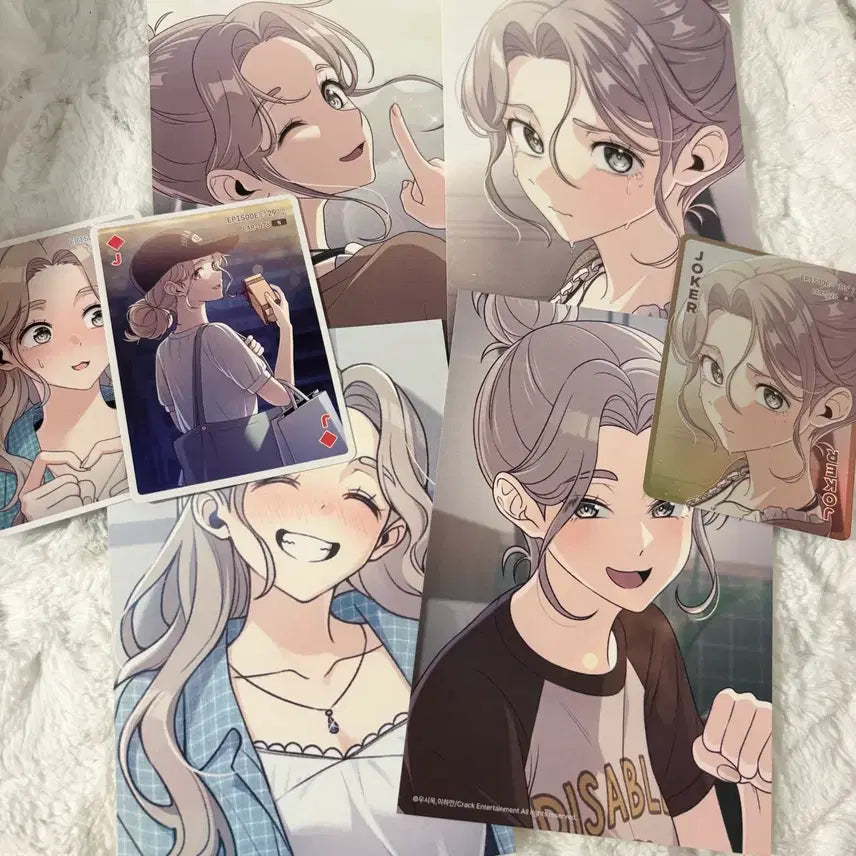 [BUNJANG] Lee Jiklog Esther Bundle Postcard Photocard / 이직로그 에스더 굿즈 일괄 팝업 엽서 포토카드