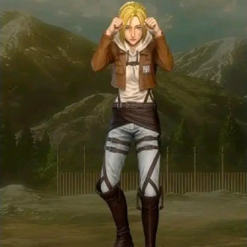 [BUNJANG] Attack on Titan Annie Leonhart Resin Figure / 진격의거인 model power 모델파워 애니 레온하트 레진