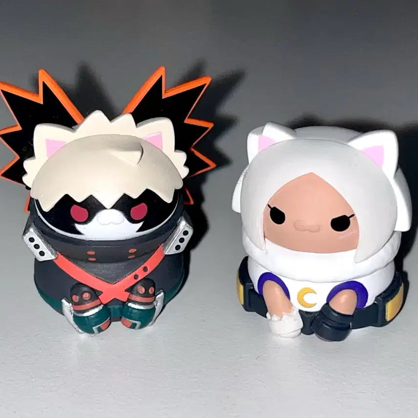 [BUNJANG] My Hero Academia Bakugo Mirko Megacat Figure Gacha Bundle Set / [일괄 / 택포 3] 나히아 히로아카 바쿠고 미르코 메가캣 피규어 가챠