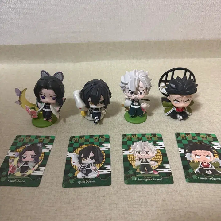 [BUNJANG] Pop Mart Demon Slayer: Kimetsu no Yaiba Iguro, Sanemi, Shinobu, Gyomei Bundle Set Figures / 팝마트 귀멸의칼날 피규어 이구로 사네미 시노부 교메이 일괄 판매