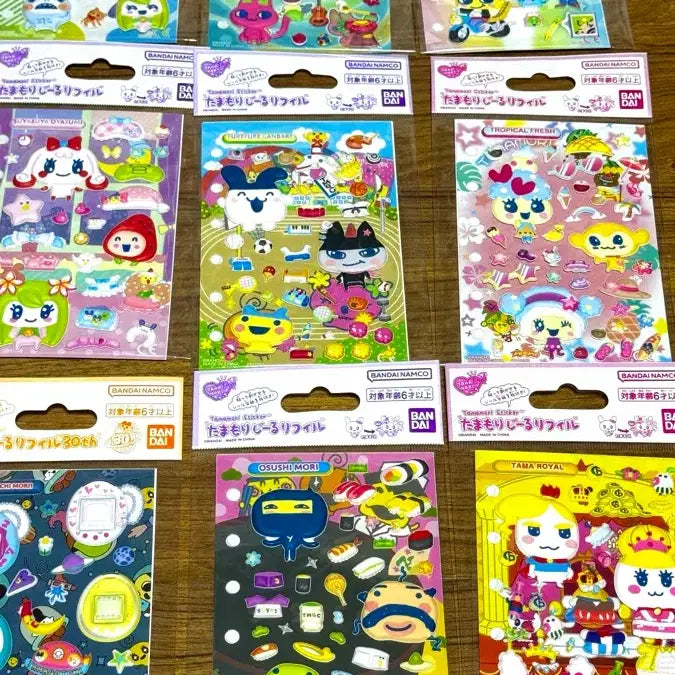 [BUNJANG] Bandai Tamagotchi Tamamori Seal Sticker Refill / 반다이 다마고치 타마모리 씰 스티커 리필