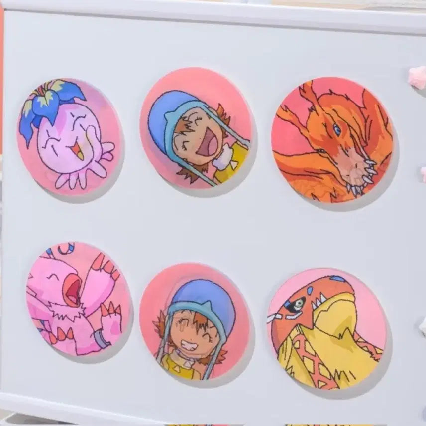 [BUNJANG] Digimon Sora Lenticular Magnet Set / 디지몬 렌티큘러 소라 마그넷 세트