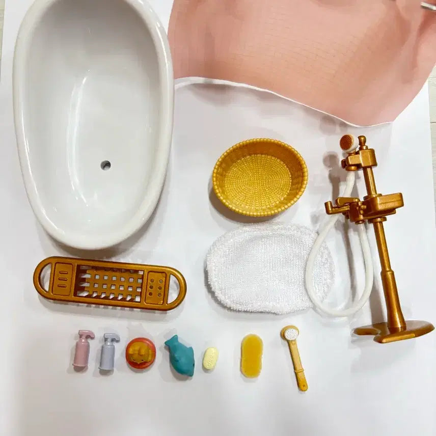 [BUNJANG] Sylvanian Families Bathroom Set / 실바니안 욕실세트