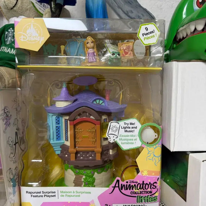 [BUNJANG] Disney Rapunzel Animator Collection Figure Playset with Pascal / 라푼젤 피규어 플레이세트