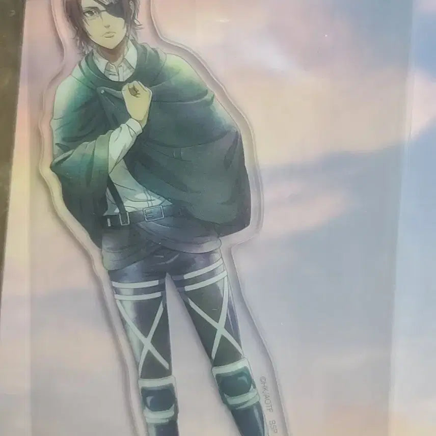 [BUNJANG] Attack on Titan Ichiban Kuji E Prize Hanji Acrylic Stand + Armin Can Badge Bundle Set / 진격의거인 제일복권 E상 한지 아크릴스탠드+ 아르민 캔뱃지 일괄