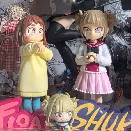 [BUNJANG] Toga Himiko &amp; Ochaco Uraraka Childhood Figures (Unsealed) / 개봉) 토가 우라라카 유년기 /행복의 위에 E상 판매