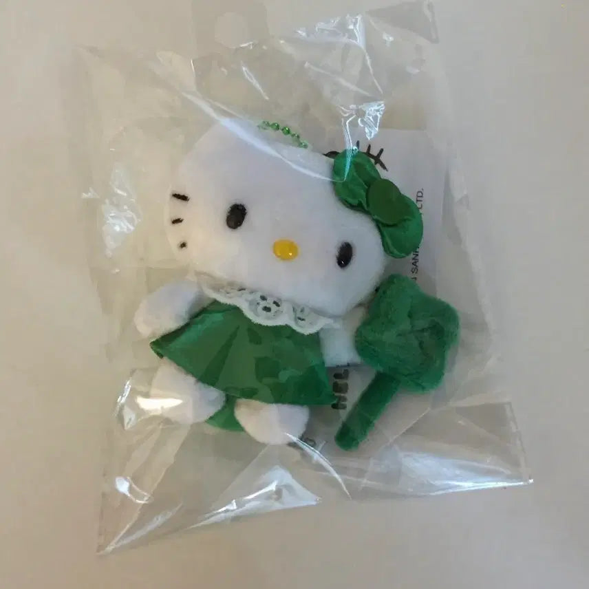 [BUNJANG] Hello Kitty 50th Anniversary Four-Leaf Clover Keyring / 헬로키티 50주년 네잎클로버 키링