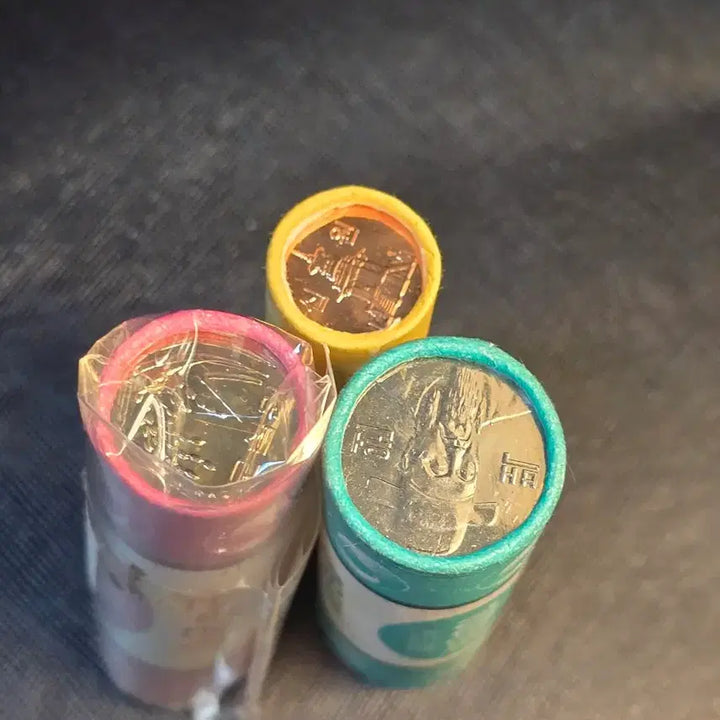 [BUNJANG] Unused Bank Rolls: 10, 50, 100 Won Coins / 10원, 50원, 100원 미사용 은행롤