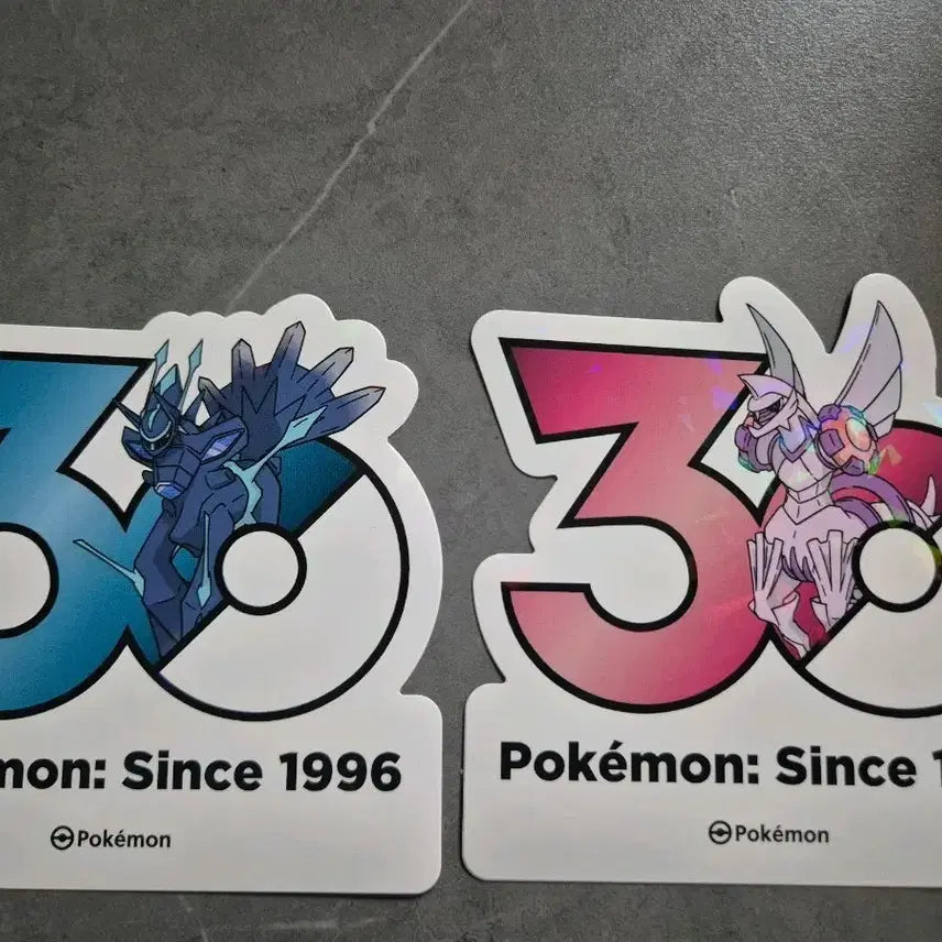 [BUNJANG] Pokemon 30th Anniversary Stickers Origin Dialga/Palkia / 포켓몬스터 30주년 스티커 오리진 펄기아/디아루가