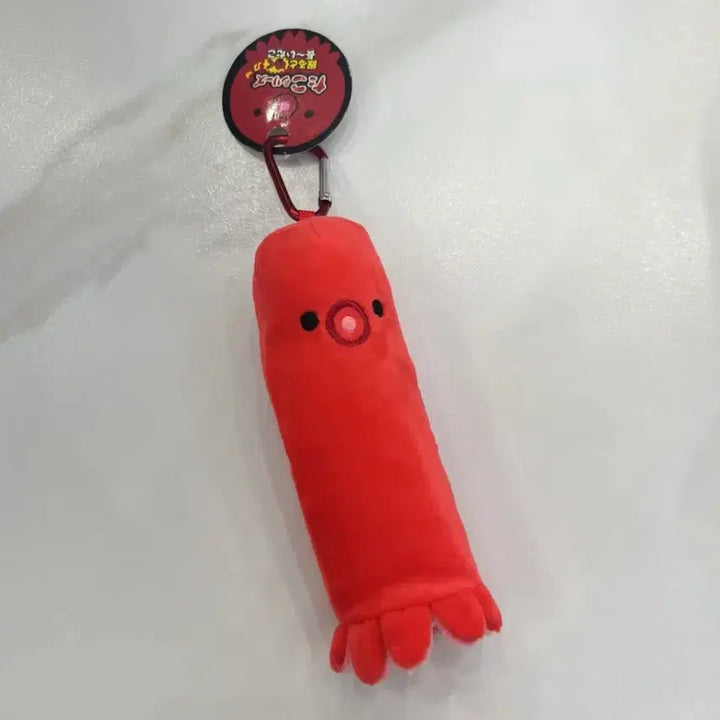 [BUNJANG] Squeaky Octopus Sausage Keychain / 누르면 삑삑 소리나는 타코 문어 소시지 소세지 키링