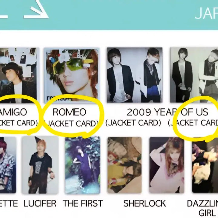 [BUNJANG] SHINee Romeo Japan Album Jacket Card Taemin / 샤이니 일본앨범 로미오 자켓카드