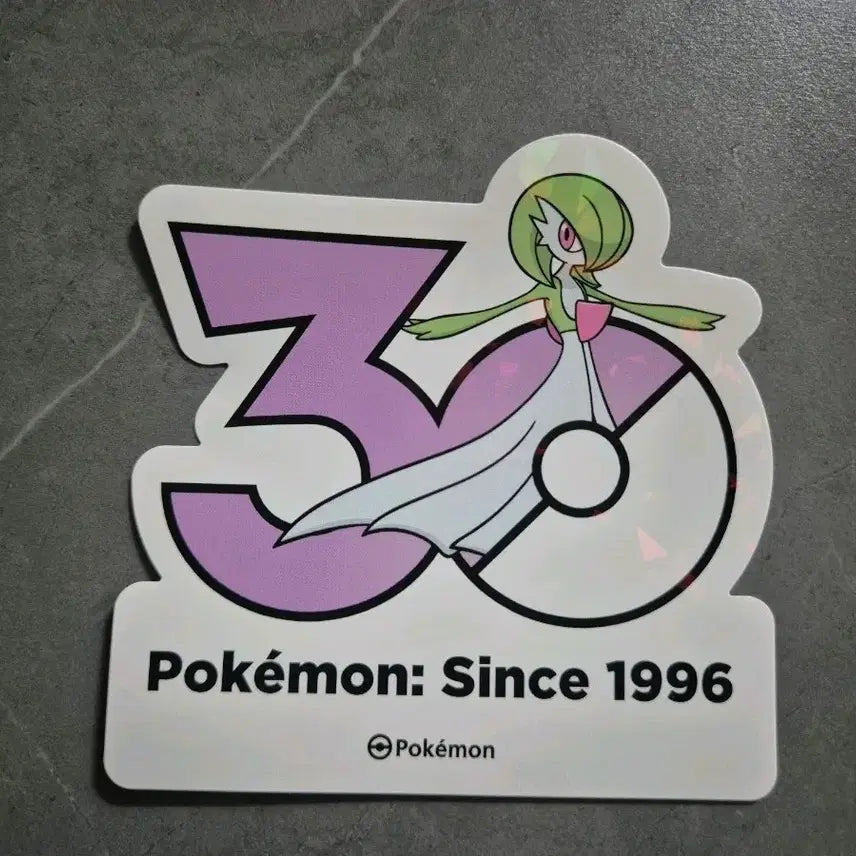 [BUNJANG] 30th Anniversary Pokemon Gardevoir Sticker / 30주년 포켓몬스터 가디안 스티커