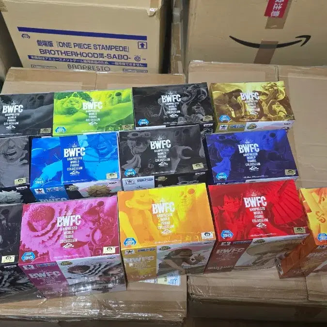 [BUNJANG] 2018 BWFC One Piece Figure Rare Color Set Bundle / (번장최저가미개봉)2018 BWFC 원피스 피규어 레어컬러포함 13개 일괄 판매