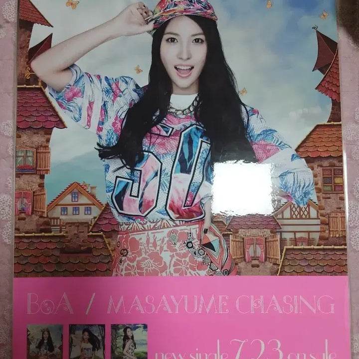 [BUNJANG] BoA Japanese Poster &amp; Korean Bromide Bundle Set (Coated) / BoA 보아 일본포스터 외 한국 브로마이드 총 5장 일괄(코팅포스터)