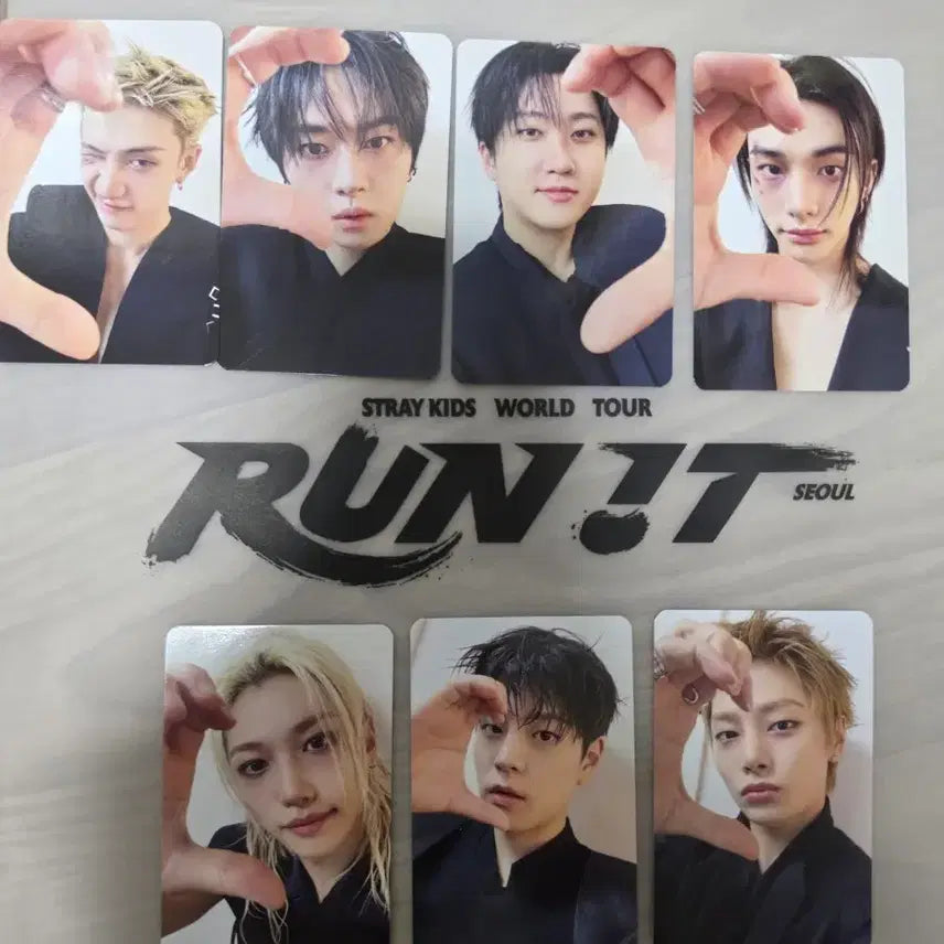 [BUNJANG] Stray Kids First Fanmeeting Entry Bundle Photocards (Excluding Han) / 스트레이키즈 막첫 입장 포카 일괄(한 제외)
