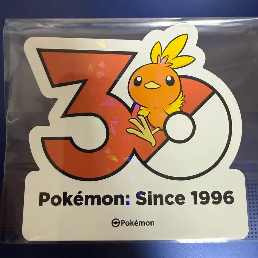 [BUNJANG] Pokemon 30th Anniversary Sticker - Torchic / 포켓몬스터 30주년 스티커 - 아차모