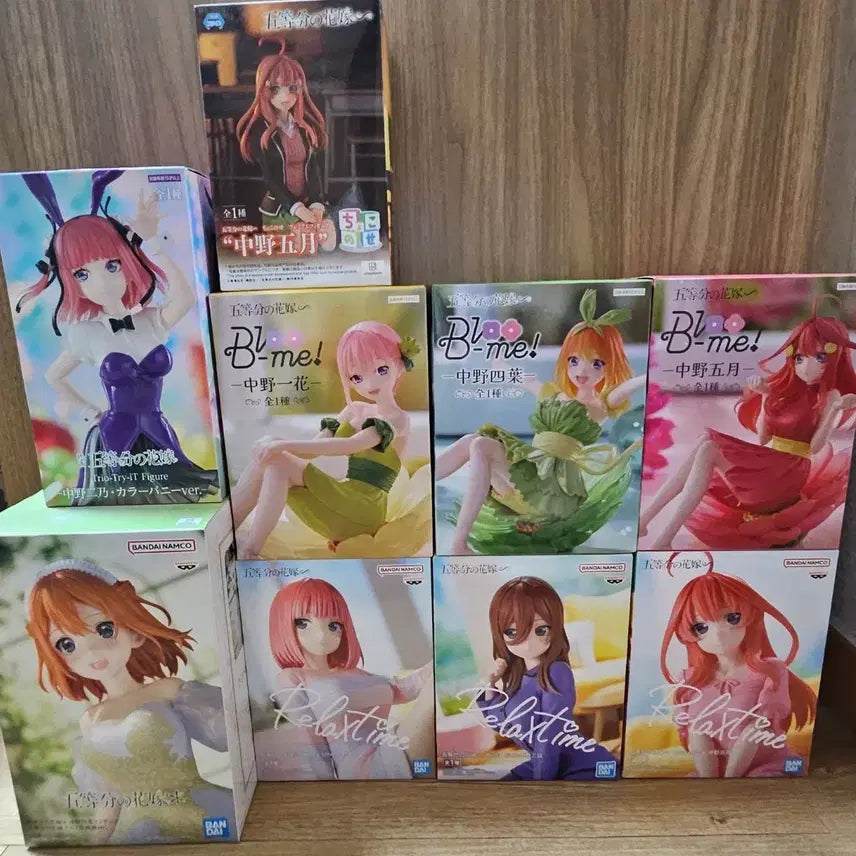 [BUNJANG] The Quintessential Quintuplets Figure Set (9 Types) / 오등분의 신부 피규어 9종 일괄