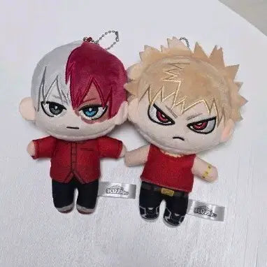 [BUNJANG] My Hero Academia Bakugo Todoroki Red Costume Plush Bundle / 바쿠고 토도로키 레드 코스튬 누이 일괄 단순 전시 히로아카