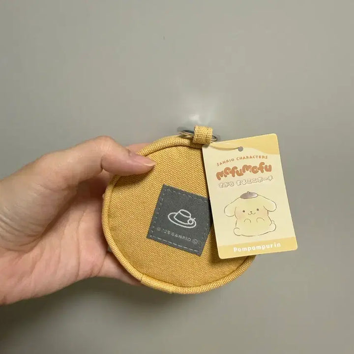 [BUNJANG] Pompompurin Mofumofu Embroidery Coin Pouch / 폼폼푸린 파우치 모후모후 사가라 자수 동전지갑