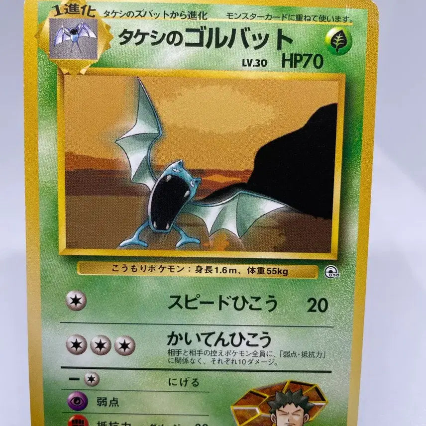 [BUNJANG] 1996 Japanese Edition Golbat Old Back Vintage Pokemon Card / 1996년 일판 웅이의 골뱃 구카드 올드백 빈티지 포켓몬카드