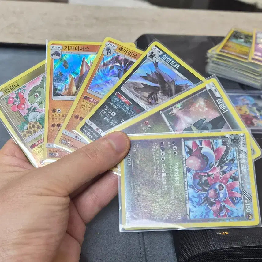 [BUNJANG] Pokemon Card Lucario/Samurott/Gigalith/Scraggy / 포켓몬 카드 루카리오/삼삼드래/기가이어스/터검니