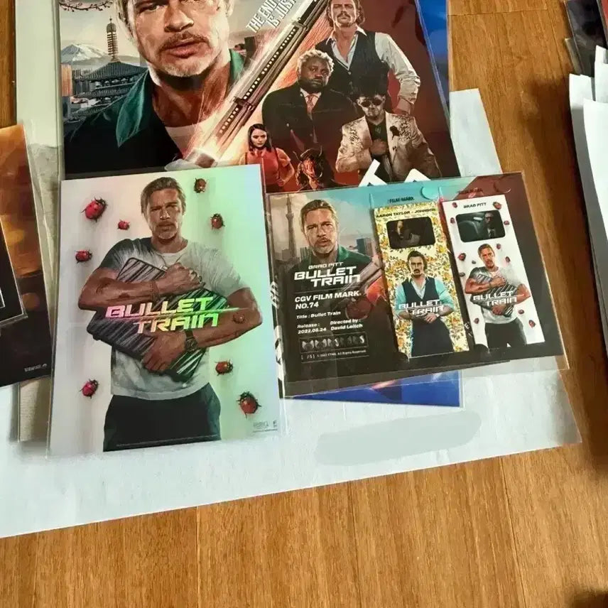 [BUNJANG] Bullet Train 4DX Poster, IMAX, ScreenX, Film Mark, Art Card, Special Ticket, Brad Pitt Movie / 불릿트레인 4DX 포스터 아이맥스 스크린엑스 필름마크 아트카드 스페셜티켓 브래드피트 영화
