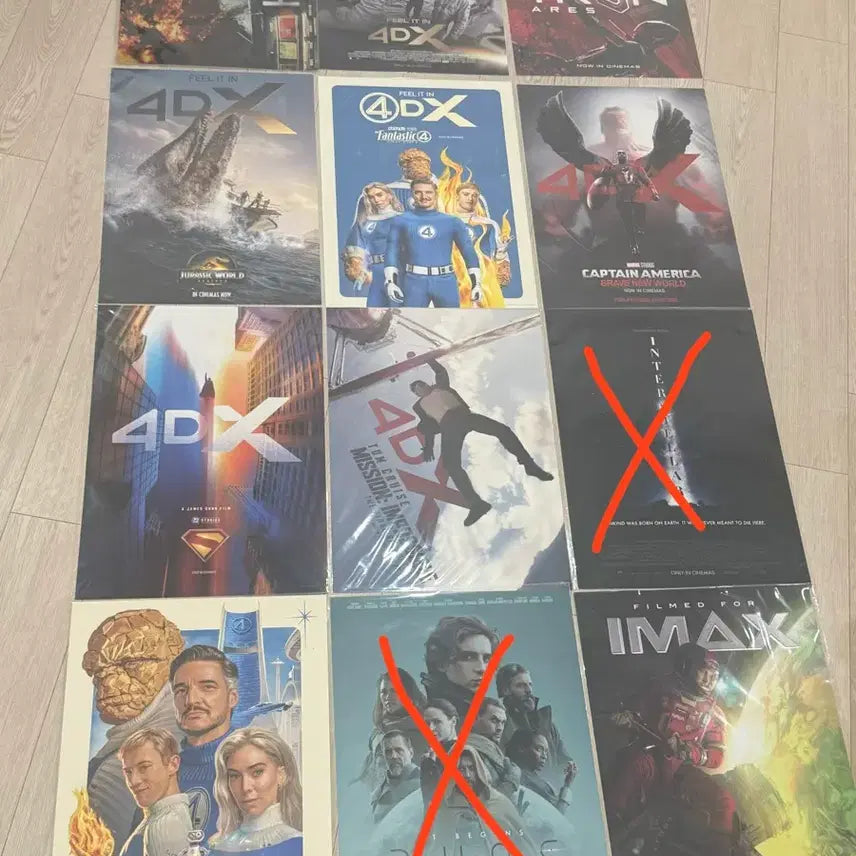 [BUNJANG] Various 4DX / IMAX Movie Posters / 각종 영화 포스터 (4dx/imax) 팔아요!