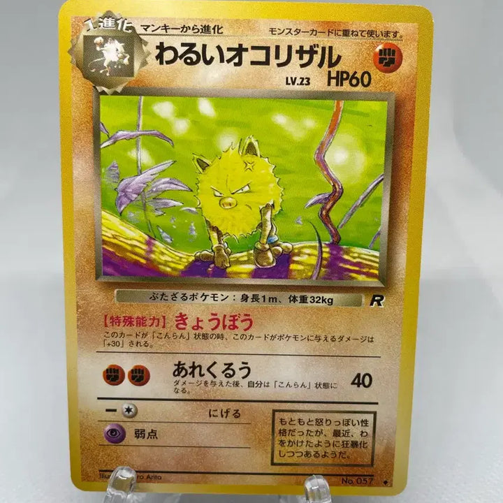 [BUNJANG] 1996 Japanese Edition Primeape Vintage Pokémon Card / 1996년 일판 나쁜 성원숭 구카드 올드백 빈티지 올드백 고전카드 포켓몬카드