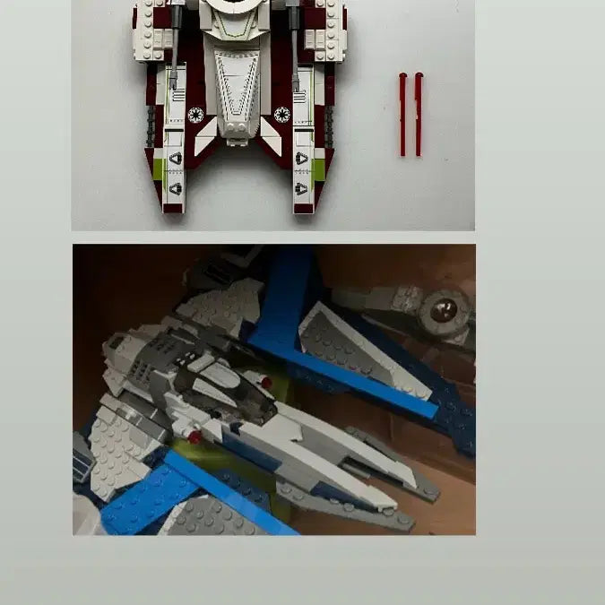 [BUNJANG] LEGO Star Wars 75316 Mandalorian Starfighter &amp; 75342 Republic Fighter Tank (Incomplete Set) / 레고 스타워즈 단품 75316 만달로리안 스타파이터 &amp; 75342 공화국 파이터 탱크