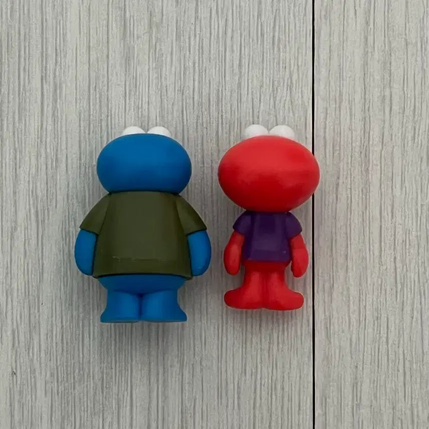 [BUNJANG] Elmo &amp; Cookie Monster Figures (Set) / 엘모 &amp; 쿠키몬스터 피규어