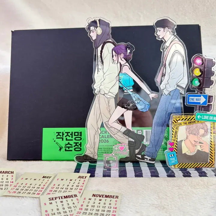 [BUNJANG] Operation Pure Heart Acrylic Calendar Stand / 작전명 순정 아크릴 스탠드 캘린더