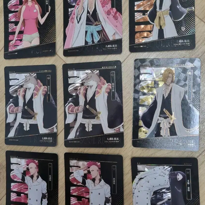[BUNJANG] Bleach Kayou Thousand-Year Blood War Trading Cards (Set of 19) / 블리치 카유 천년혈전 트레이딩 카드 판매