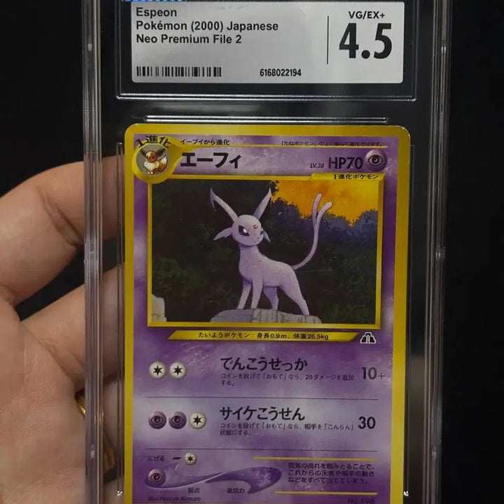 [BUNJANG] Pokemon Eevee 2000 Neo Premium File Promo Card / 포켓몬 카드 에브이 2000년 일본 네오 프리미엄 파일 프로모