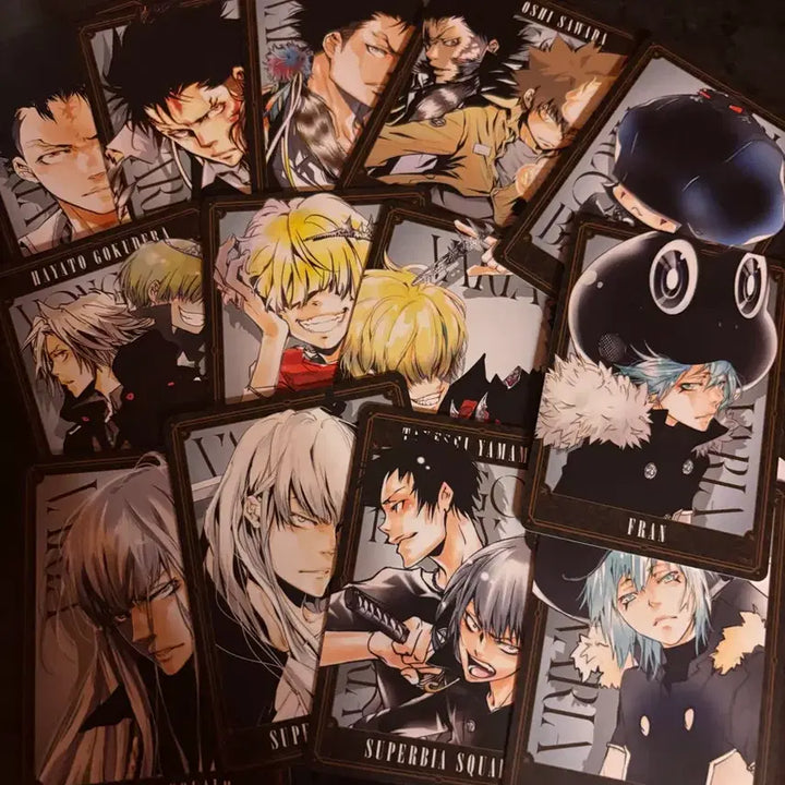 [BUNJANG] Katekyo Hitman Reborn! The Hundred Dilemma Cards - Xanxus, Squalo, Belphegor, etc. Bundle / 가히리 더헌드레드 100 딜레마 카드 잔저스 스쿠알로 벨페고르 등