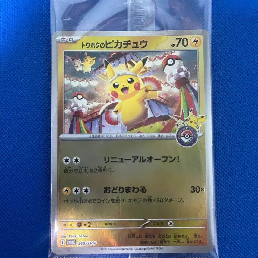 [BUNJANG] Pokemon Card Pikachu 3 Card Bundle Set / 포켓몬카드 토히후 피카츄 싱글 3종일괄