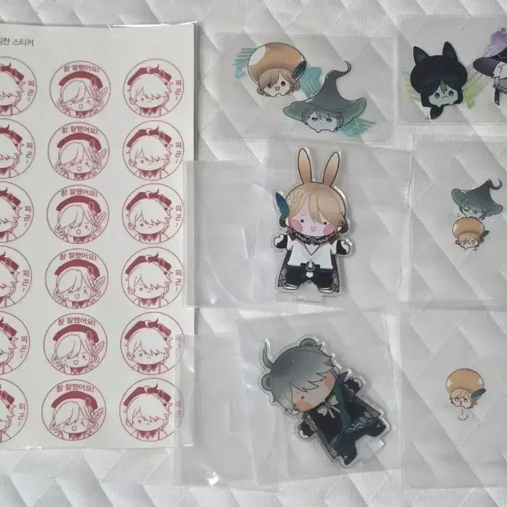 [BUNJANG] Genshin Impact Alhaitham Kaveh Cyno Tighnari Sticker, Photocard, Korotto Bundle Set / 원신 알하이탐 카베 사이노 타이나리 스티커, 포토카드, 코롯토